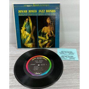Jonah Jones Jazz Bonus Compact 33 Jukebox Mini LP Record Capitol SXA-1773